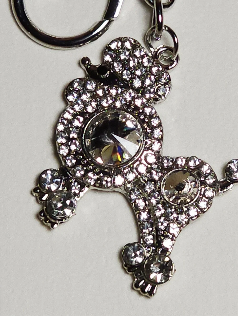 🌟 NWT Crystal Rhinestone Bag Charm & Keychain — Pick Your Style! 🌟